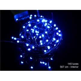 140 Ledlampjes 8 Functies Blauw 417 Cm
