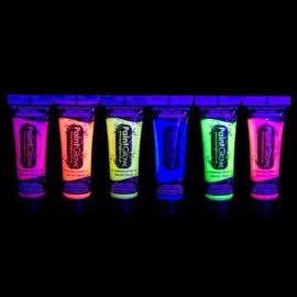 Neon Uv Verf met Glitter 10 ml