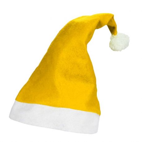 Gorro Papa Noel Amarillo