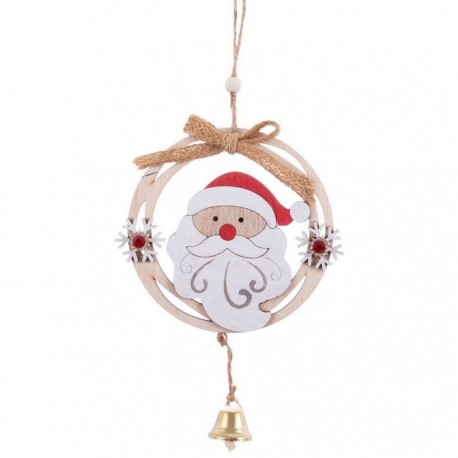 Houten Kerstman Hanger 13 X 18.50 Cm