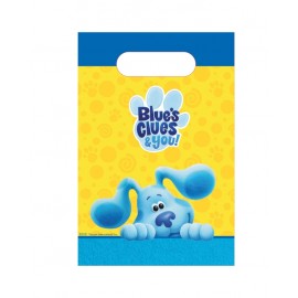 8 Blues Clues uitdeelzakjes 15 X 23 cm