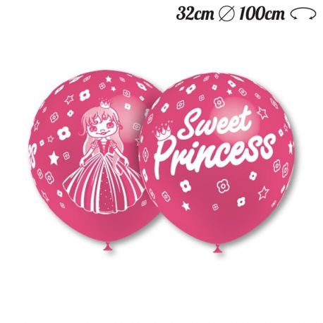 Sweet Princess Ballonnen Rond 32 cm