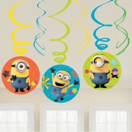 Minions Hangende Decoraties - 6 stuks