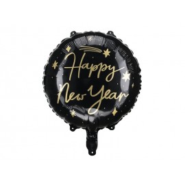 Globo Happy New Year Redondo 45 cm