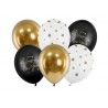 6 Globos Happy New Year Variados 30 cm