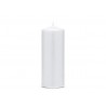 Vela Pilar Blanca Mate 15 x 6cm