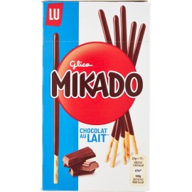 Mikado Choco con Leche 24 Paquetes de 75 gr