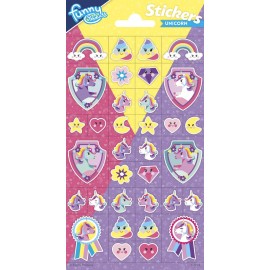 Pegatinas de Unicornios Brillantes 102 x 200 mm