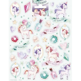 Pegatinas Unicornio Grandes 156 x 200 mm