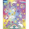 Pegatinas Unicornios Colores 156 x 200 mm