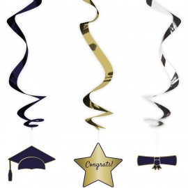 3 hangende decoraties Academische elegantie