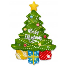 Kerstboom ballon 109 x 69 cm