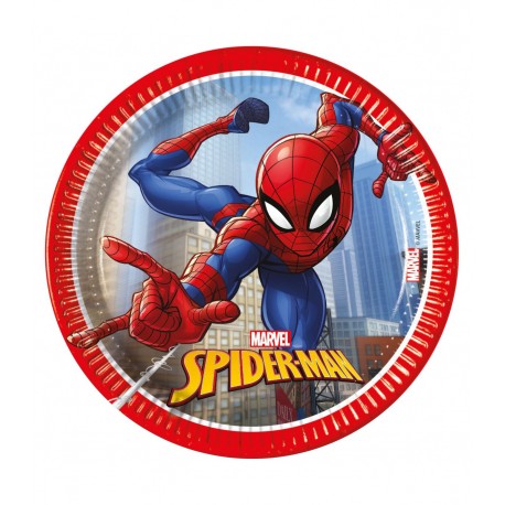 Bestel Nu 8 Wegwerp Spiderman Bordjes!