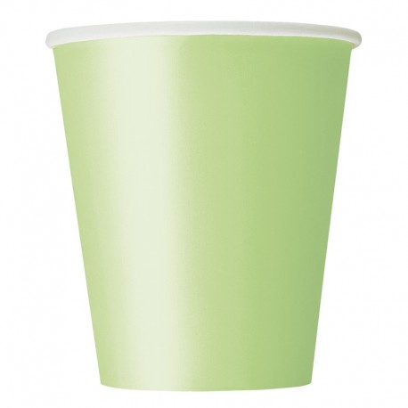 8 Vasos Verdes Claro