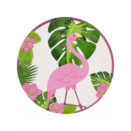 8 Tropische Flamingo's Borden 23 cm