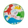 8 Platos Dinosaurs Party 23 cm