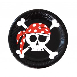 8 Piraten Borden 23 cm