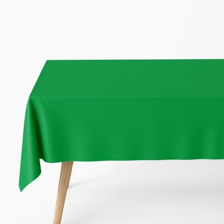 Mantel Verde Plastico