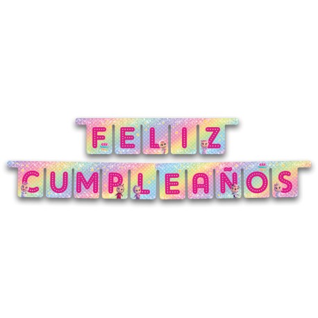 Guirnalda Feliz Cumpleaños Bebés Llorones