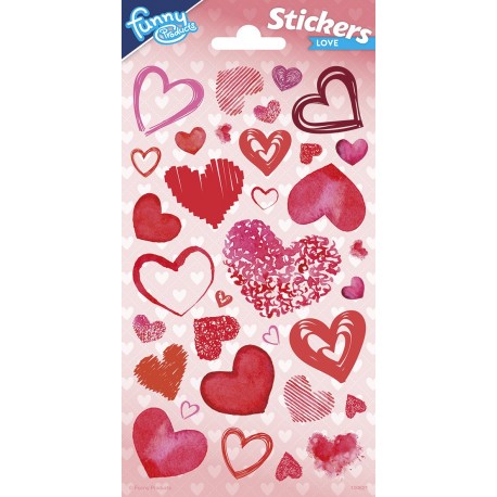 Pegatinas San Valentin Brillantes 102 x 200 mm