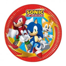 Bordjes Sonic - 8 stuks (23 cm)