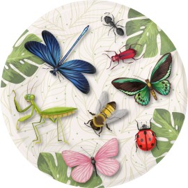 Insecten Borden - 8 stuks (23 cm)