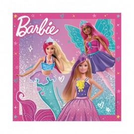 Barbie Servetten - 20 stuks (33 cm)
