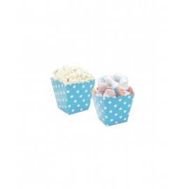 Blauwe Polka Dot Pop Box