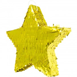 Gouden Ster Piñata 44 x 42 x 9 cm