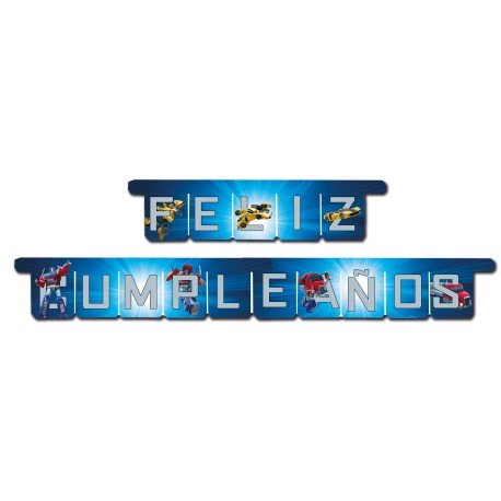 Guirnalda Español Transformers