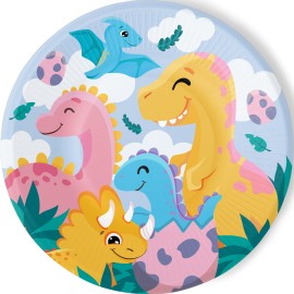 Dinosaurus Bordjes - 8 stuks (22 cm)