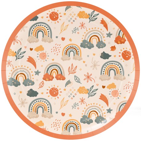 Platos Boho Rainbow