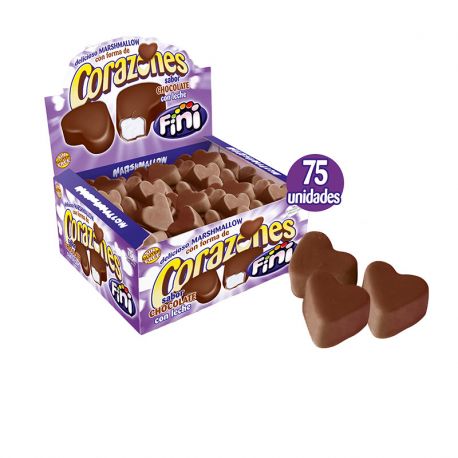 Corazones de Choco con Leche 75 Uds