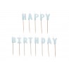13 Velas Happy Birthday 2,5 cm