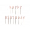 13 Velas Happy Birthday 2,5 cm