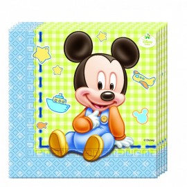 Baby Mickey Mouse & Donald Duck Servetten 20 stuks 33 cm kopen Baby Mickey Mouse & Donald Duck Servetten 20 stuks 33 cm kopen
