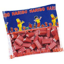 Baksteen Aardbei en Room Drop Haribo 1 Kg