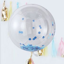 3 Reuzenballonnen met Confetti 90 cm