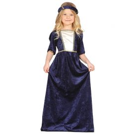 Disfraz de Dama Medieval para Niña Doncella