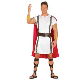 Romeins kostuum voor mannen met rode kap