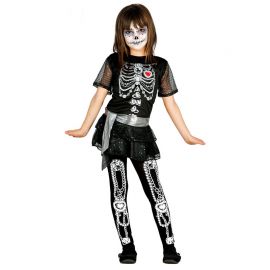 Glitter skelet kostuums voor meisjes