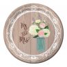 8 Platos Rustic Wedding 26 cm