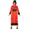 Disfraz de China para Mujer con Kimono Rojo