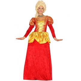 Disfraz de Condesa Rojo para Mujer con Enagua
