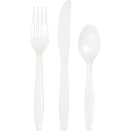 18 Cubiertos de Plástico 18 Cubiertos de Plástico