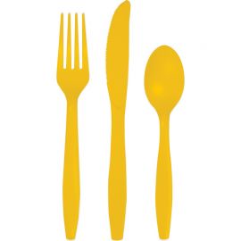 18 Cubiertos de Plástico