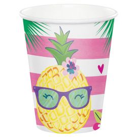 8 Vasos Tropical 266 ml