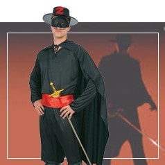 Zorro Kostuums voor Heren