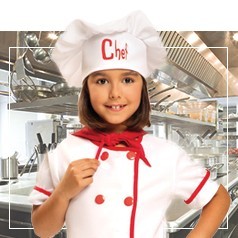 Chef Kostuums voor Meisjes