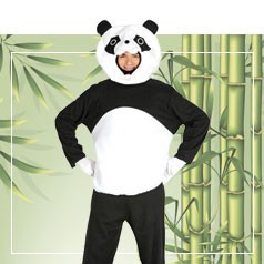 Mannen Panda Kostuum